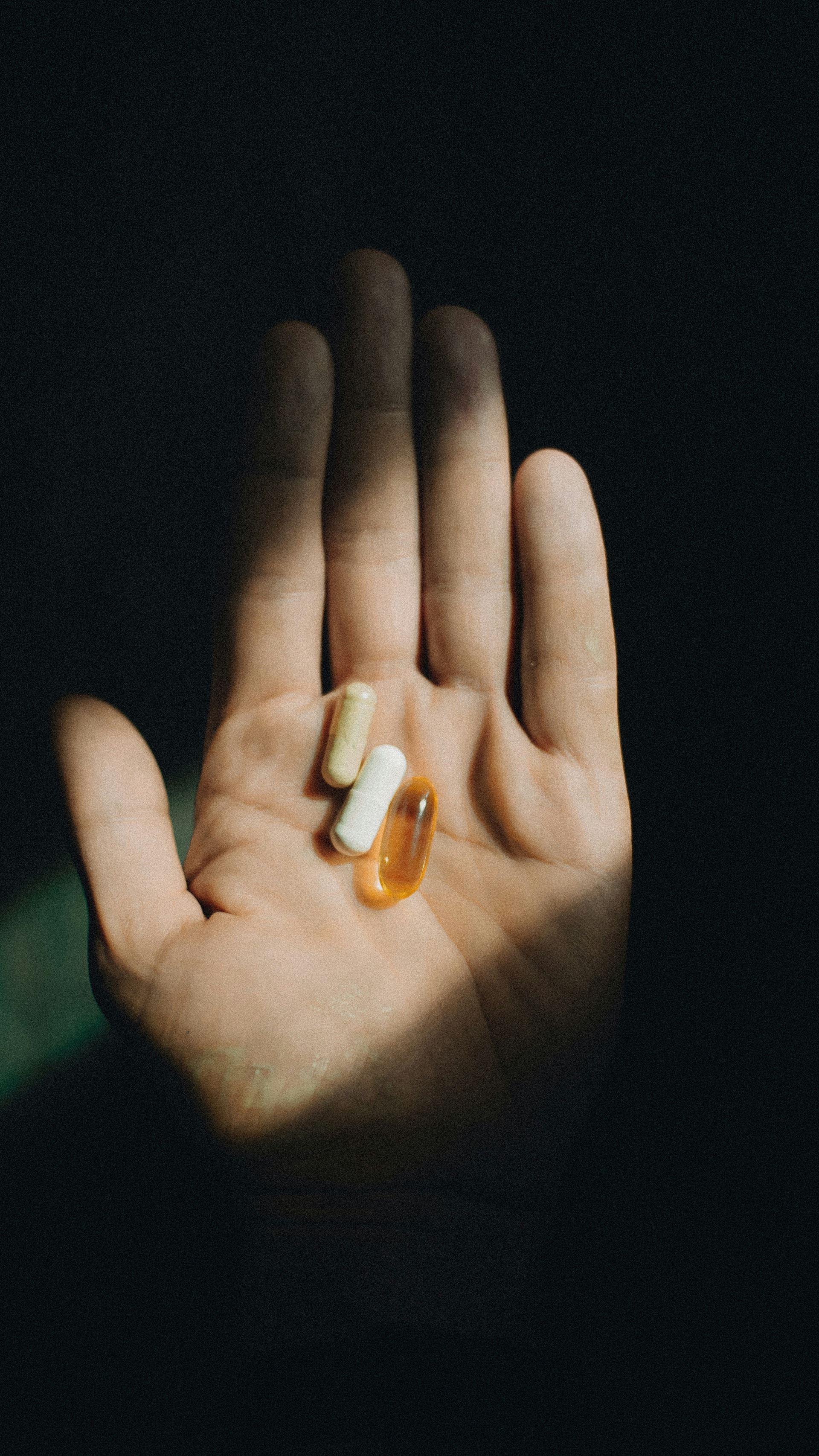 Pills in hand